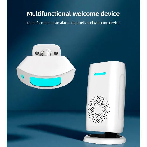 KERUI Motion Sensor Doorbell Door Chime for Business Store Door Visitor Entry Bell Detect Alarm Caregiver Reminder for Elderly