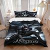 Custom Textile Batman Thunder Bedding 3 Piece Set HD Print Duvet Cover Pillowcases for Teens Adult Bedroom Decoration