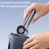 Portable Handheld Electric Fan 100 Wind Speeds USB Rechargeable Outdoor Small Fan Electric Eyelash Fan Digital Display Fans