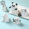 1 Pz Artigianato Decorazione Casa Mini Gattino Fantasma Ornamento Carino Atmosfera da Tavolo Sensazione di Halloween Invia Regalo Gatto alla Fidanzata