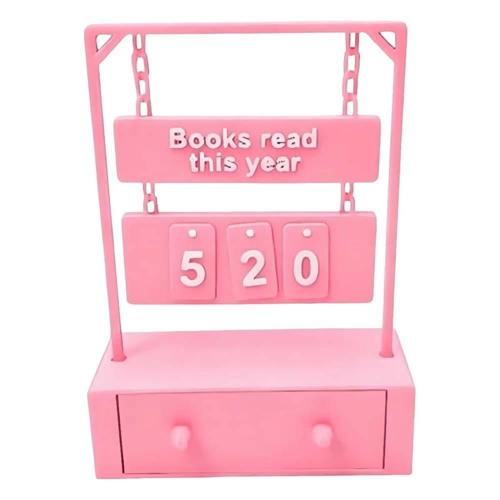 with 30 Number Tags This Year Book Tracker Wear Resist Hanging Reading Tracker Office Display
