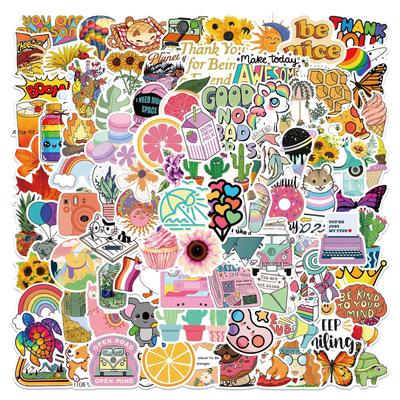 100 Cartoon Life Graffiti Stickers Personalized Decoration Motorcycle Suitcase Waterproof Stickers