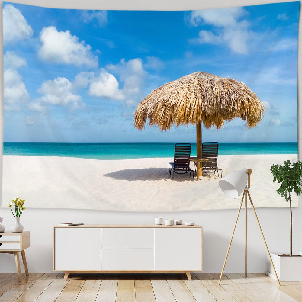 Laeacco Japon Kiraz Çiçeği Goblen Pembe Duvara Monte Fuji Goblen Antik Tapınak Baskı Ev ​​Dekorasyonu