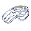 SM Stainless Steel Cock Cage Cage of Shame Male Chastity Device Erotic Urethral Lock Chastity Belt Chastity Cage Male Sex Toys