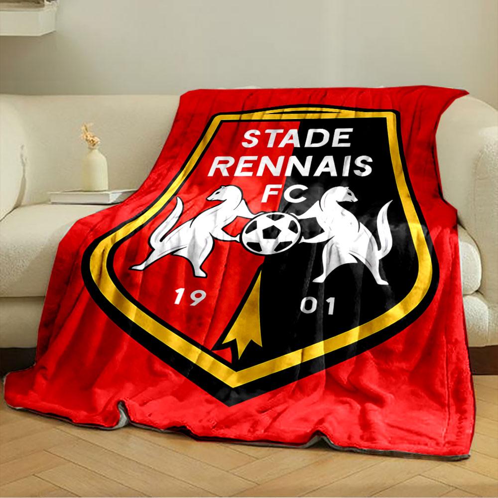 Stade Rennais FC Logo Blanket for all seasons blanket lunch break throw gift