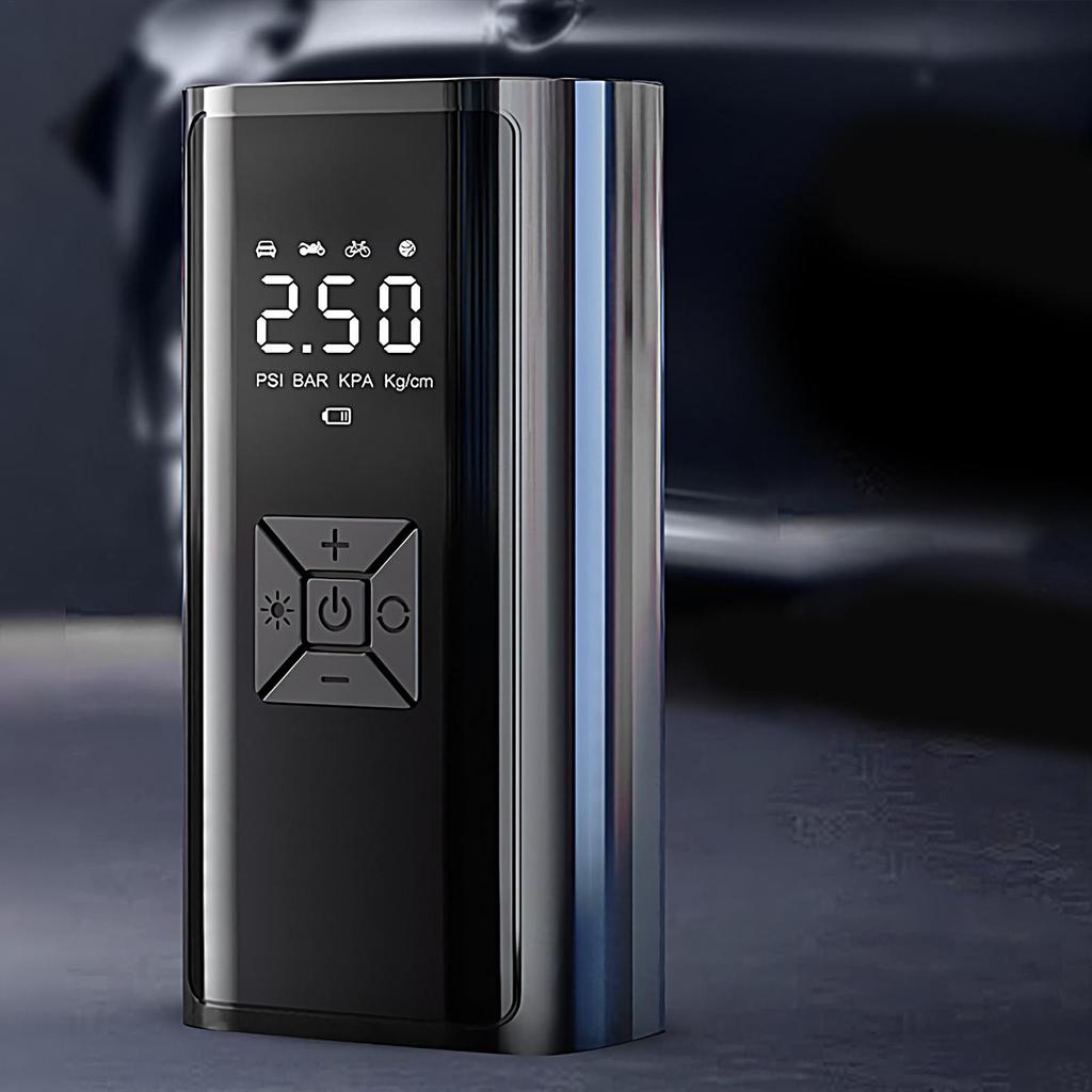 Tire Inflator Portable Air Compressor Portable Smart Air Pump Cordless Tire Inflator With Digital Display For Camping Home