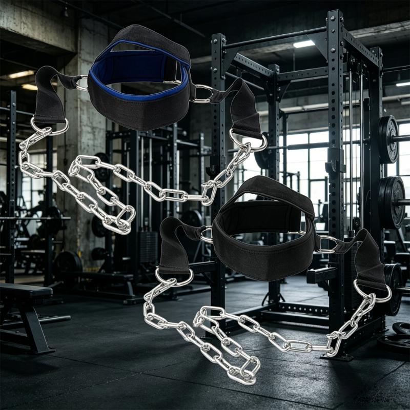 Adjustable Neck Harness Sports Neck Training Exerciser Head Harness Exerciser Head Training Belt Fitness Accessories