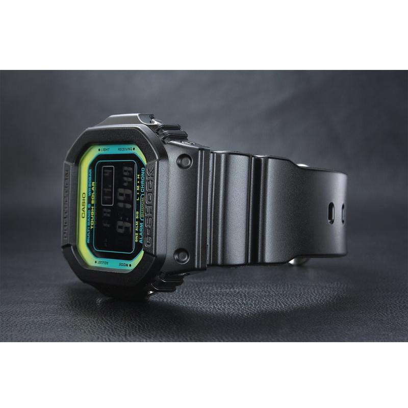 Casio G-SHOCKG-SHOCK theme series, cool and calm small square watch, solar power, six-station radio wave, sports waterproof, quartz GW-M5610LY-1