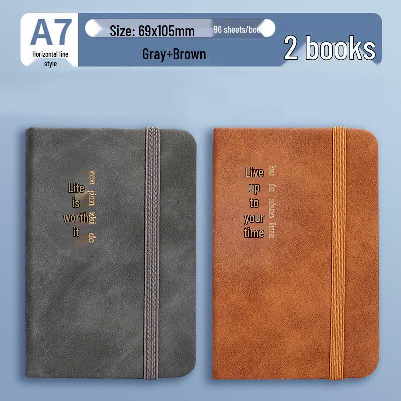 A7 Mini Pocket-Sized Notebook: Portable, Simple, and Perfect for Students