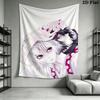 Tokyo Ghoul Wall Tapestry Aesthetic Wall Hanging Printed Fabric Blanket Decorative Tapestries for Bedroom Living Room Home Decor