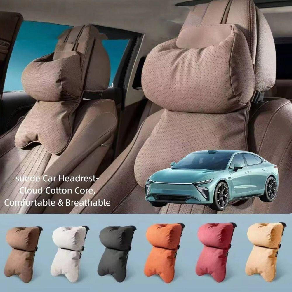Breathable Neck Pillow Height Adjustable Back Support Pillow Car Headrest Car Accessories