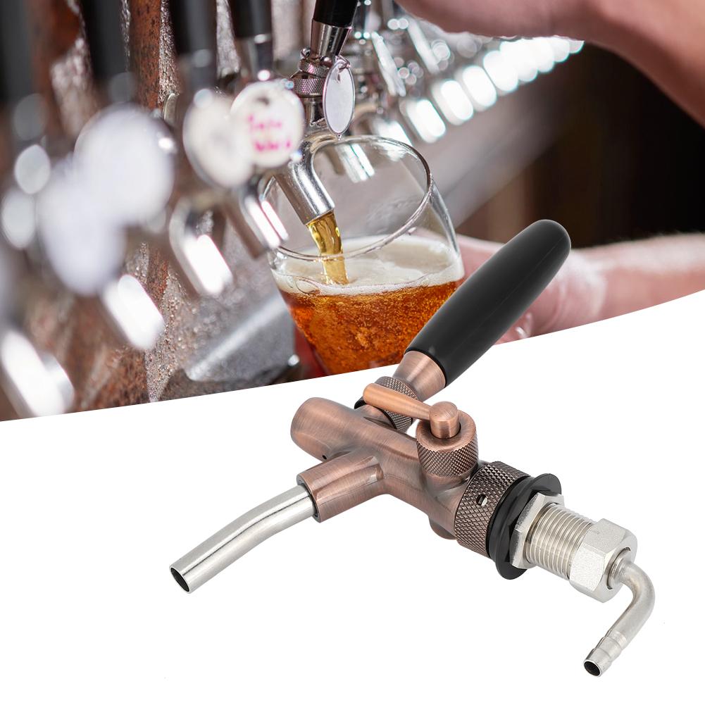 G5/8 Thread Adjustable Beer Tap Faucet Bronze Color Equipment for Home Bar Restaurants