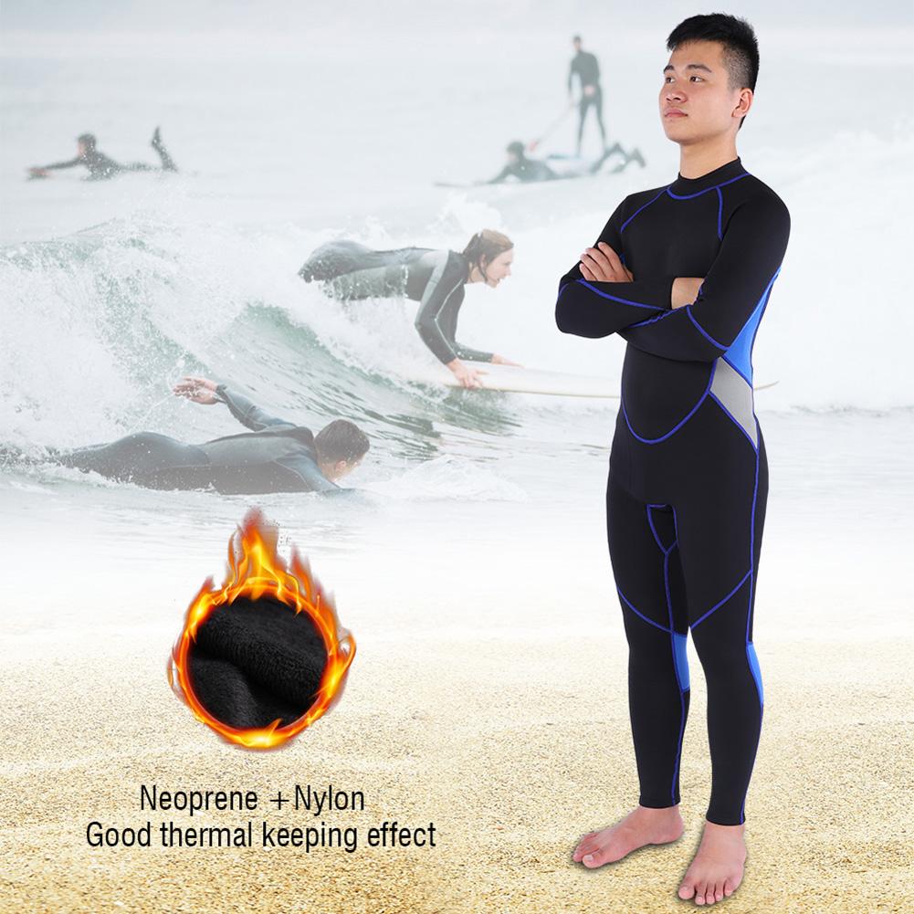 3mm Long sleeved Pants Thermal Thickened Swimming Snorkeling Diving Suit SurfingWetsuit