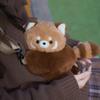 Kawaii Raccoon Plush Backpack - Single/Double Shoulder Cartoon Style