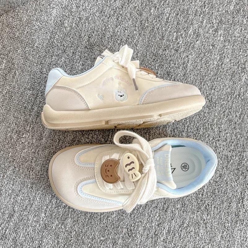 2025 New Niche Design Emotion Training Shoes Female Students Versatile Big Head Shoes Retro Casual Sports Forrest Gump Shoes