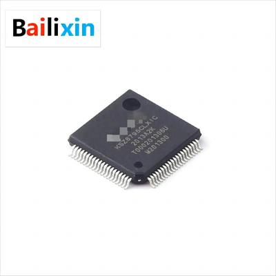 10 unidades de circuito integrado Ethernet KSZ8795CLXIC, 10/100BASE-T/TX, 5 transceptores (LQFP-80).