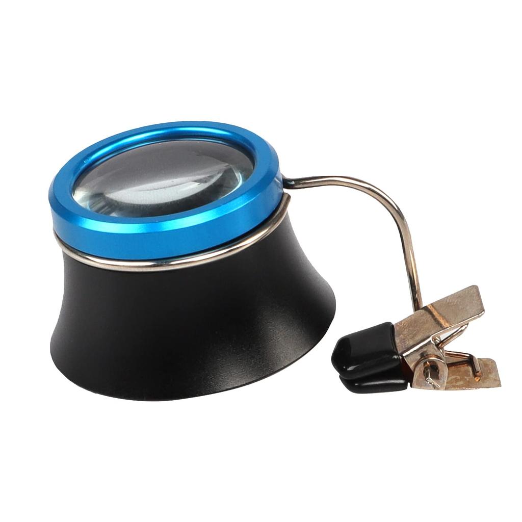 20x Magnifying Glass for Watch for Watch Jewelry and Precision Alloy Portable Magnifying Glass for and Watch Repair Tool Repair, Clip-on Glasses,