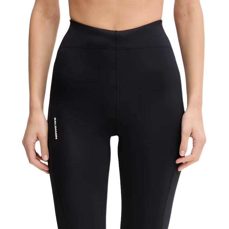 Women's Pants SALOMON Sports Pants Women's Black Moderate Cuffed Pants