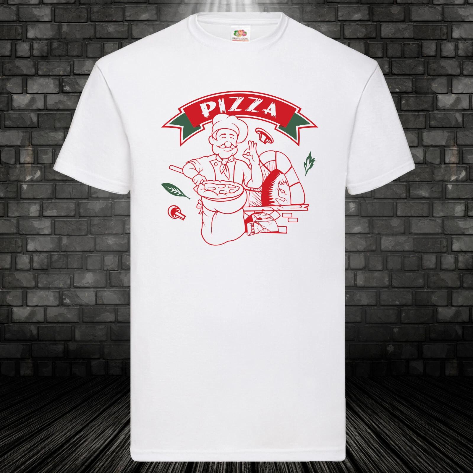 Pizza T-shirt fun shirt Italy fun shirt pizzeria cult pizza baker oven S-5XL XXXXL