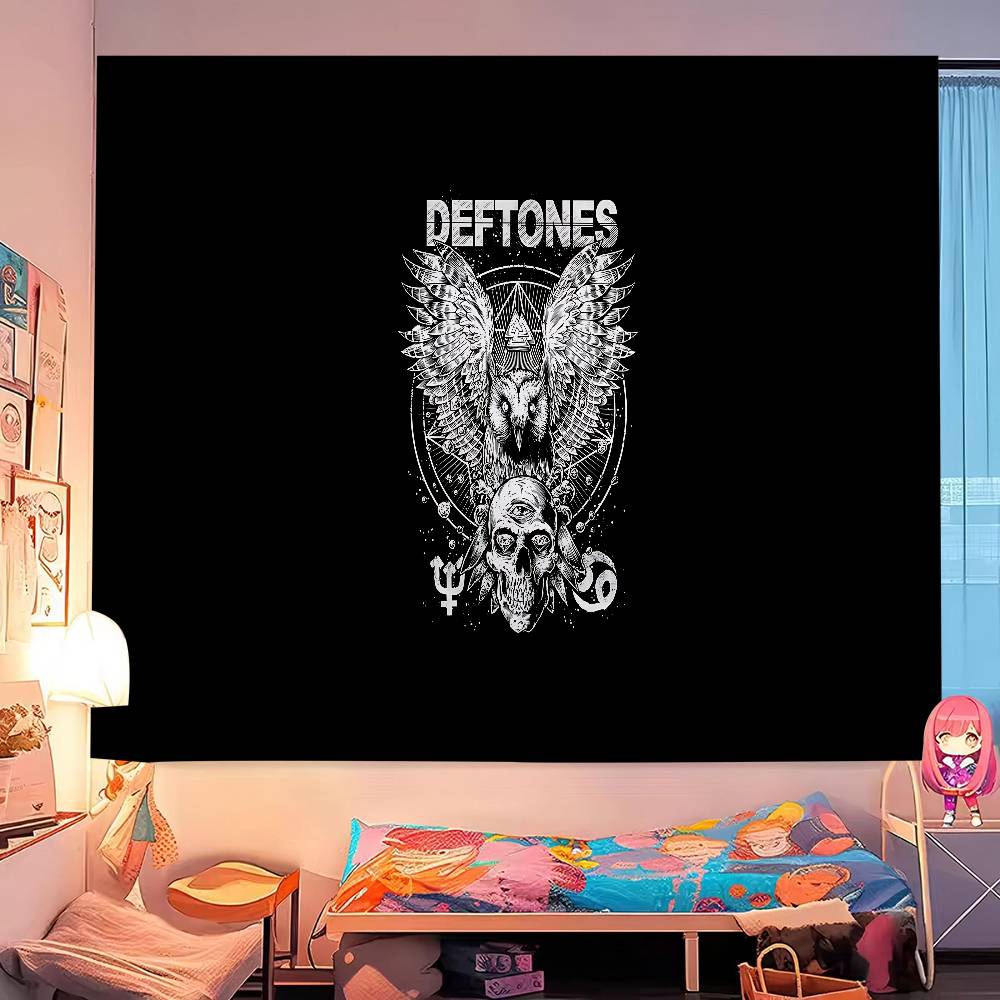 Band DDeftones Music DIY Wall Tapestry For Living Room Home Dorm Decor Wall Art Decor