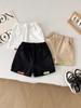 Kids' Summer Cotton Shorts: Solid Color, Casual Three-Quarter Length, Unisex Korean Style