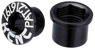 Conjunto de Parafusos de Coroa KCNC para Coroas Duplas Preto M8.5x0.75x6mm Parafusos, M8.5x0.75x7mm Porcas,
