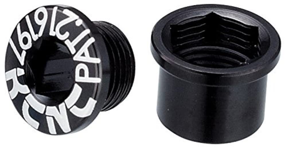 KCNC Chainring Bolt Set for Double Black Chainrings M8.5x0.75x6mm Bolts, M8.5x0.75x7mm Nuts,