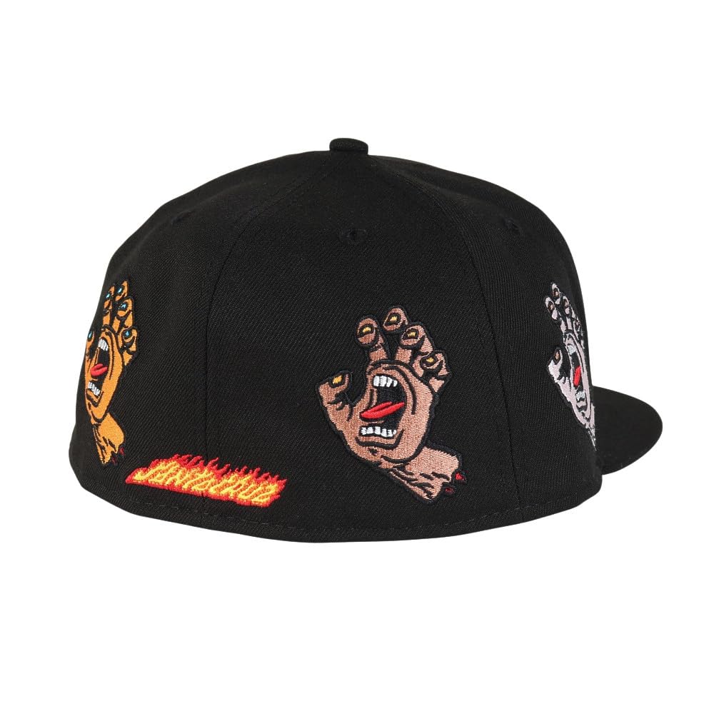 [New Era] Cap 59FIFTY SANTACRUZ collaboration black 7 12 5950 SANTA CRUZ ALLOVER BLK 14384270 NER36C7023