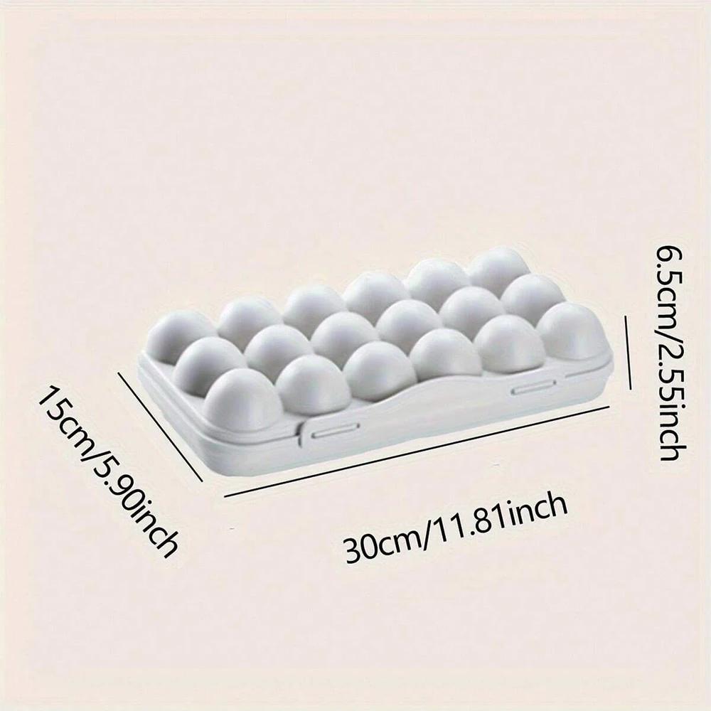 12 Grid Egg Holder Plastic Egg Protector Tray Portable Eggs Carrier Container Case for Refrigerator Camping Picnic Hiking Travel