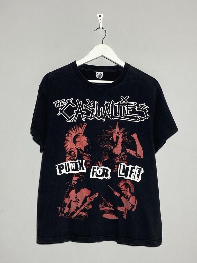 Vintage The Casualties Print Punk Rock  Size S to 5XL SE053 FREE SHIPPING Unisex T-Shirt S