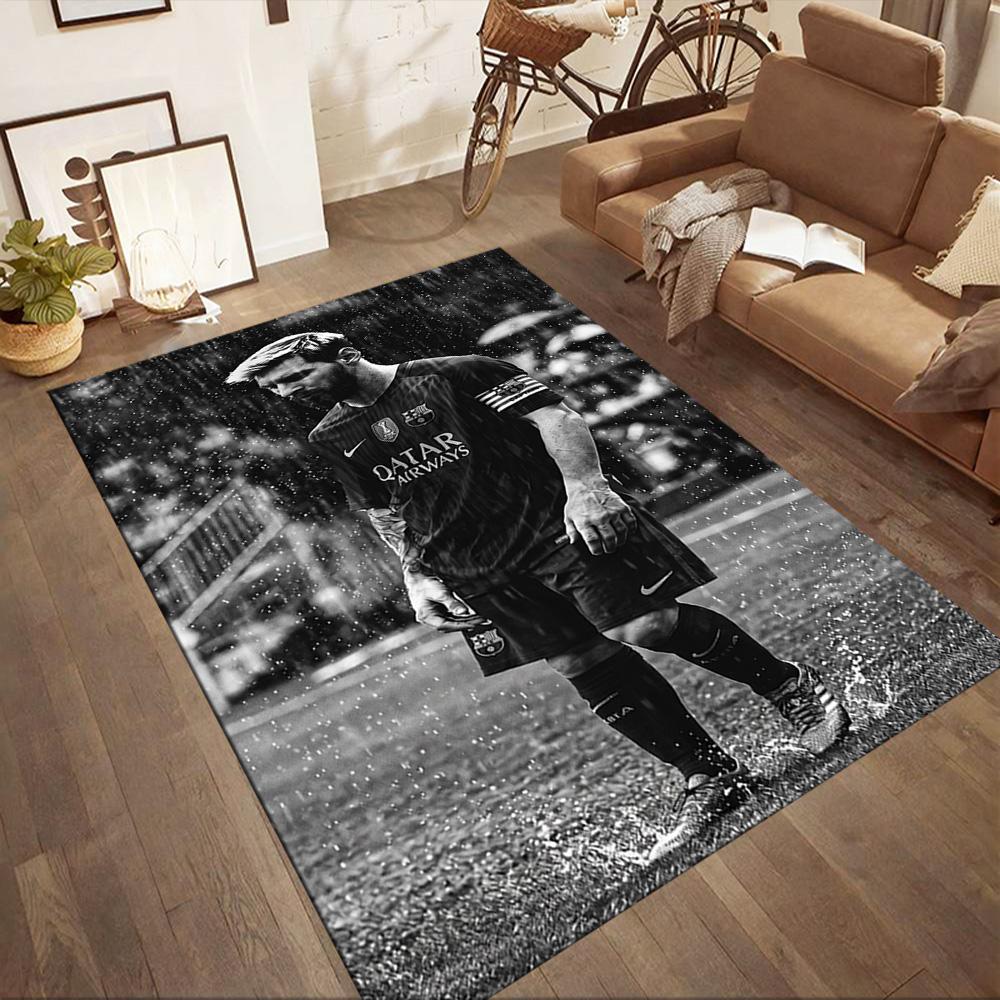 Messi 37 Carpet Perfect for Outdoor Balcony Playrooms Kitchen Antislip Carpet Anime Office Decor Perfect Gift for Valentine's Wedding Birthday