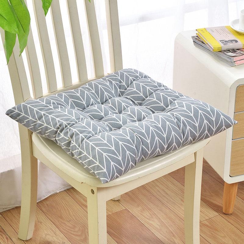Stylish And Cozy Chair Cushion Pad With Tie-up For Living Room And Bedroom
