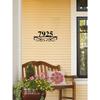 Custom Metal Address Number Sign for Home House Plaque Decor