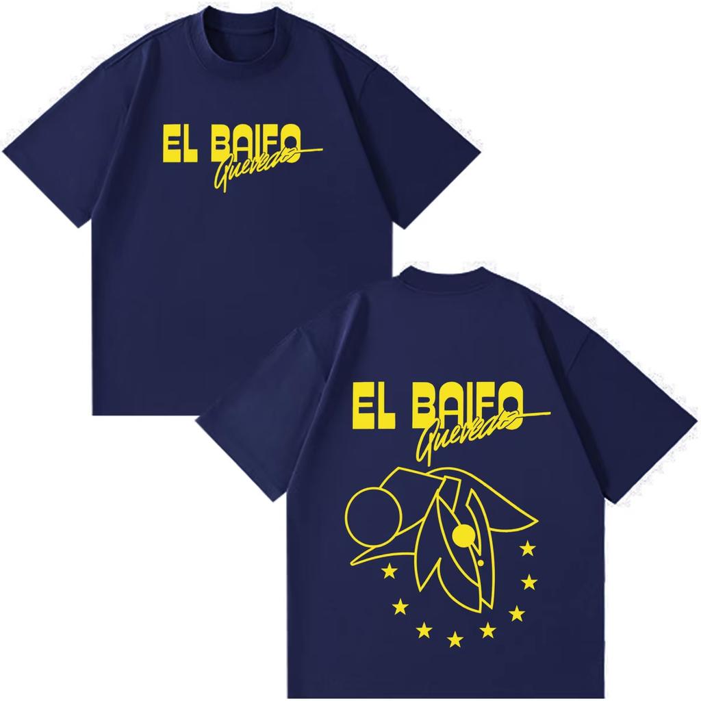 Quevedo El Baifo Album 2026 Tour Print T Shirt Unisex Unisex Fashion Tshirt Shortsleeved Cotton Loose Casual Aesthetics Tshirts