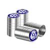 Car Wheel Tire Valve Caps Protection Cover Auto Accessories For Volkswagen VW Scirocco GOLF MK6 Polo Tiguan CC PASSAT GTI R Line CWU1