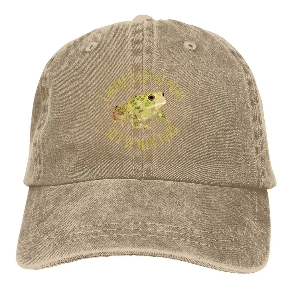Toad Pun Baseball Cap Men Hats Women Visor Protection Snapback Frog Caps