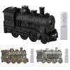 300ML Vintage Steam Train Air Diffuser Humidifier with 2-Color LED Light Air Humidifier with Remote Control for Office Bedroom
