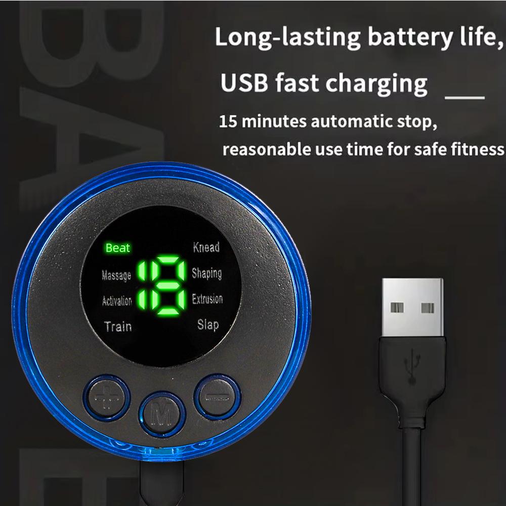 Waist Massager Portable USB Charging Shaper Electric Arm Hip Leg Trainer Weight Loss Shaping Belt Fitness Massager