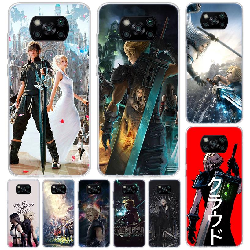 Final Fantasy VII Cover For Xiaomi Mi 11T 10T 9T Pro 11 Lite Phone Case 13 12 12X 10 9 8 11i 6X 5X Ultra 5G Print Coque Fundas
