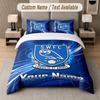 Custom Bedding Set Sheffield Wednesday FC Pattern, Print Name Text 1 Duvet Cover Plus 2 Pillowcases Home Textile