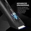 Electric Body Hair Trimmer for Men: Waterproof 2-in-1 Groin Hair Trimmer for Beard Hair Chest Hair Armpit Hair Legs Hair Pubic Hair (Black-2)