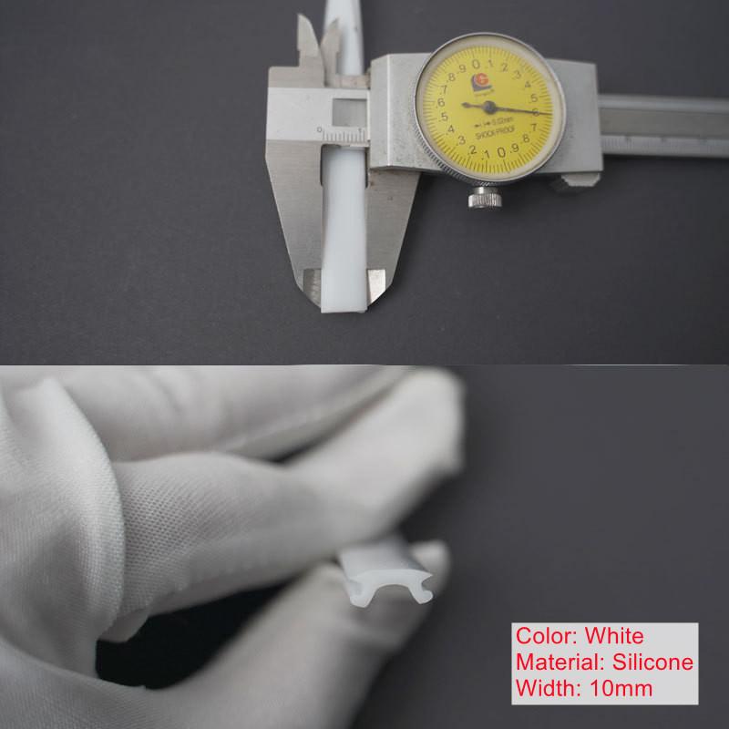 Led Aluminum Profile Silicone Flexible Pc Lampshade Milky White Cover for Cabinet Hard Bar Light Wall Decor Diy Linear Lamps