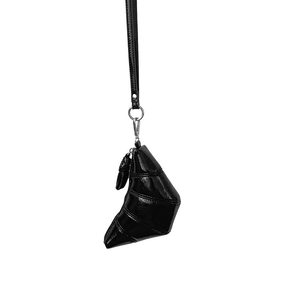 Women's Mini Croissant Crossbody Bag - Korean Summer Fashion Trend for Earphones & Lipstick