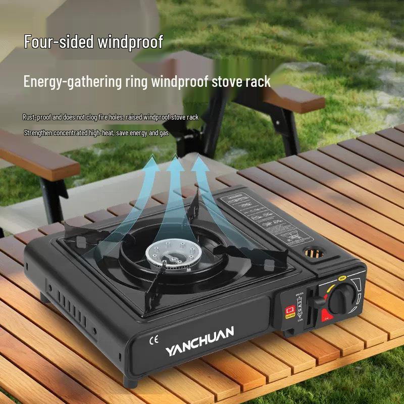 Windproof Portable Gas Camping Stove