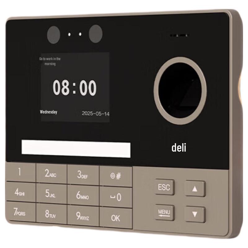 

Deli Smart Biometric Time Attendance Machine CN plug (adapter included)