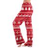 Women  Winter Plaid Pants Full Length Long Trousers Sports Pants
