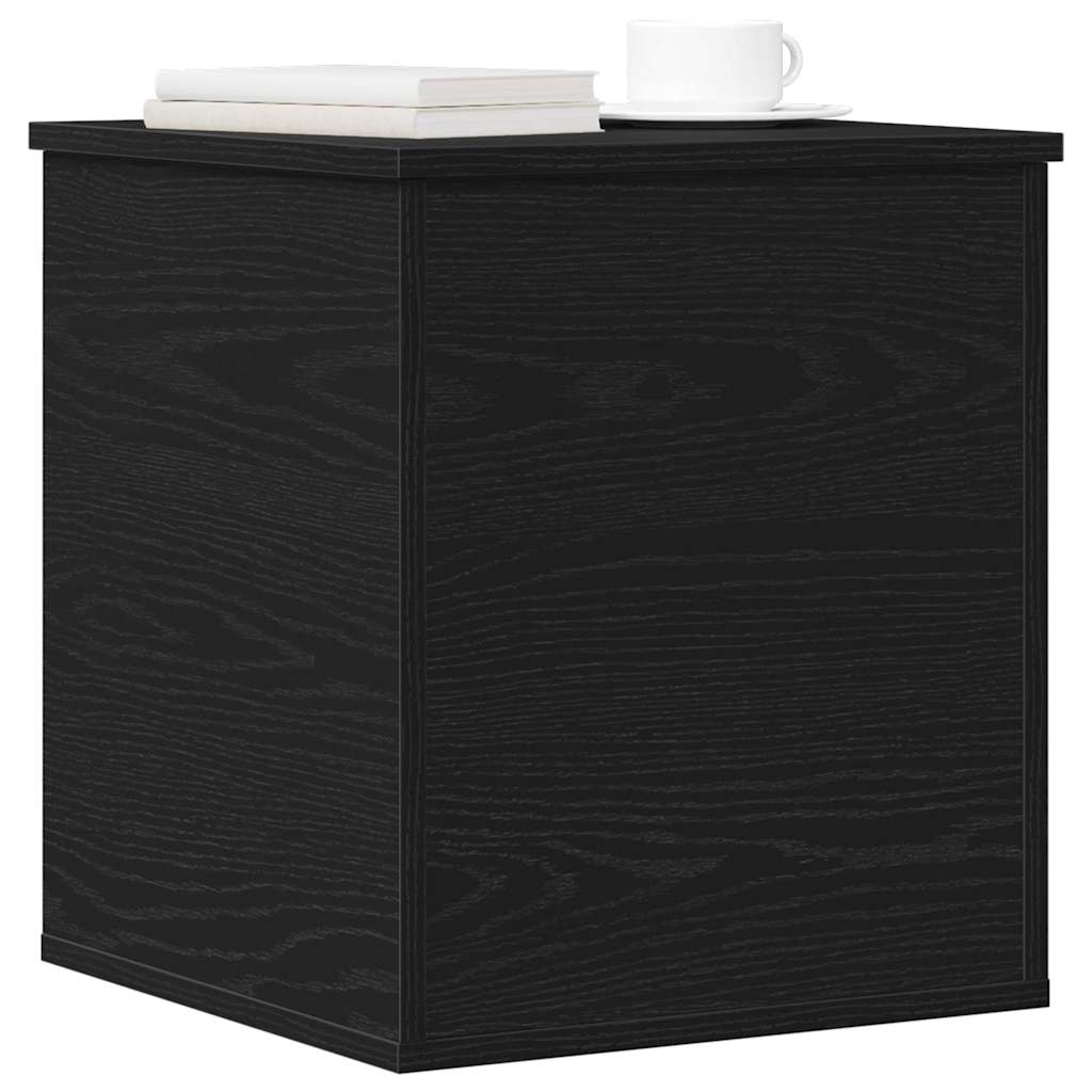 Storage Box Black Oak Look 40 x 42 x 46 cm