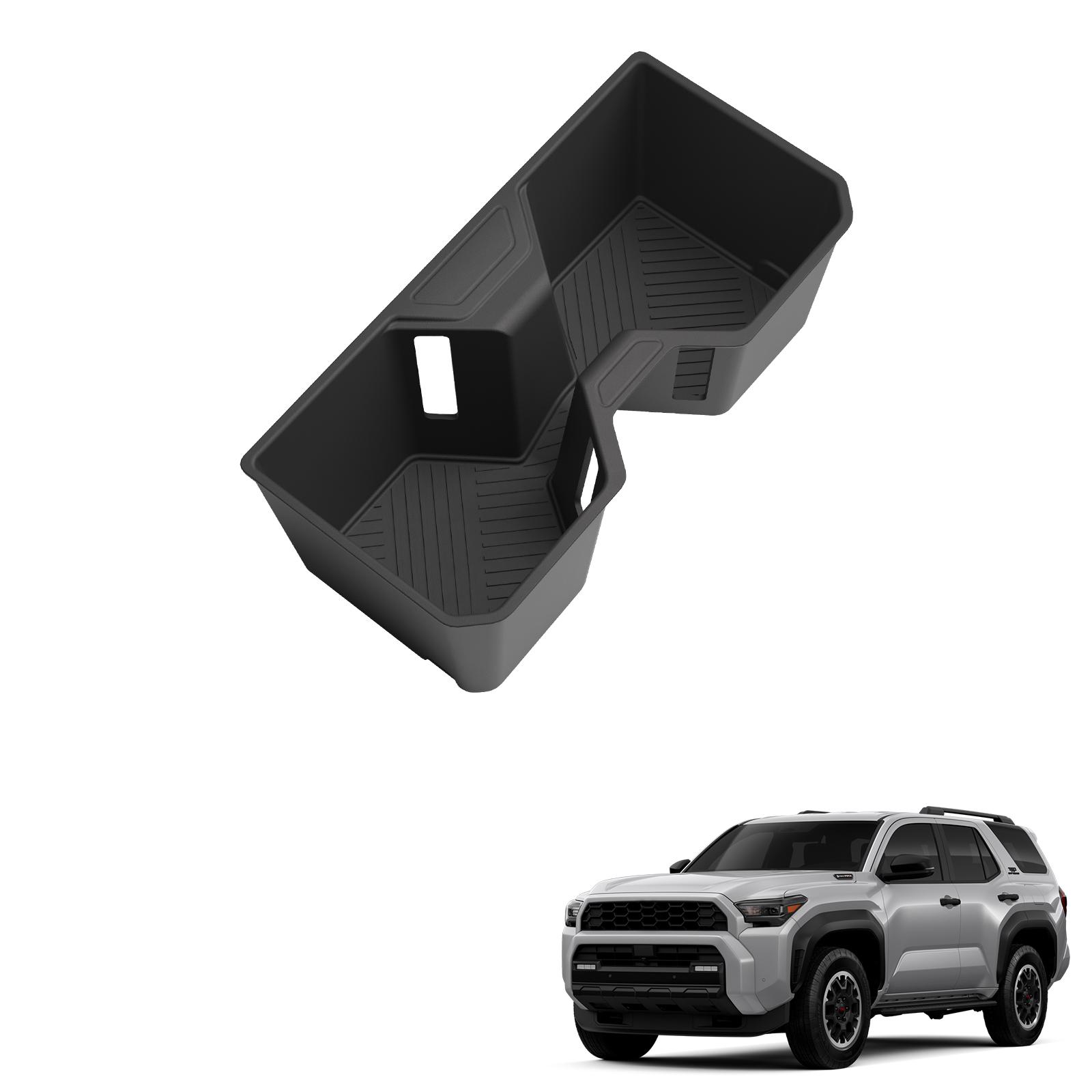 

for Toyota 4Runner 2026 Central Console Water Cup Holder Anti-slip Drinks Storage Box Auto Interior Accessories Black