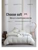 Luxury Five-Star Hotel White Linen Duvet Cover & Bedding Set