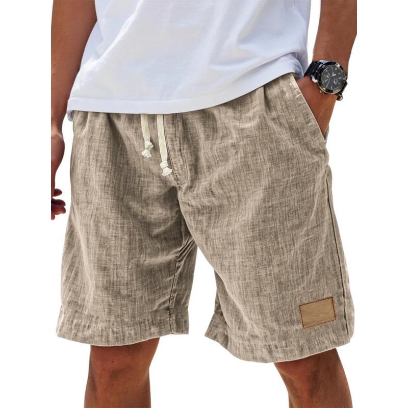 New Arrival Men's Retro Breathable Linen Loose Holiday Shorts Fashion Casual Shorts